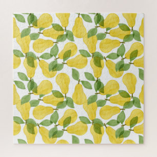 Puzzle Aquarelle Poires : Motif peint à la main