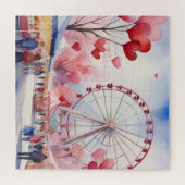 Puzzle Aquarelle Romantique Ferris Wheel (Horizontal)