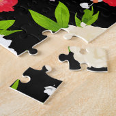 Puzzle Aquarelle rose Rosesi Floral (Côté)