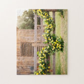 Puzzle Aquarelle Roses jaunes du Texas (Vertical)