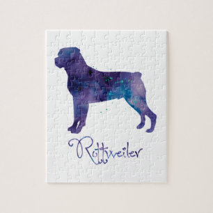 Puzzle Aquarelle Rottweiler