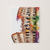 Puzzle Aquarelle Splash Rome Colisée (Vertical)
