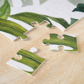 Puzzle Aquarelle tropicale de Monstera verte (Côté)