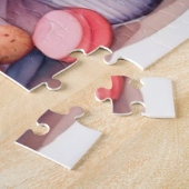 Puzzle Aquarelle Vielle ville Saint Valentin Journée Cook (Côté)