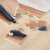 Puzzle Aquarelle Vintage Dachshund Dog (Côté)