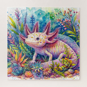Puzzle Aquarelle vive Axolotl