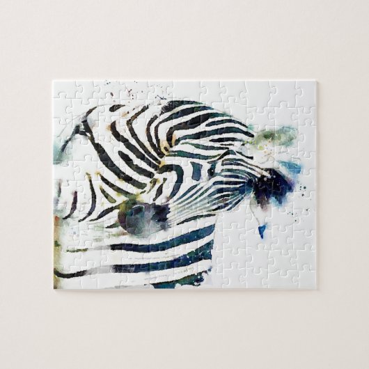 Puzzle Aquarelle Zebra (Horizontal)