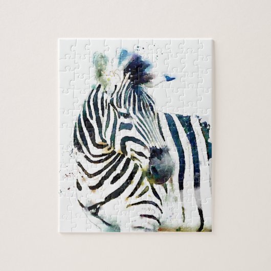 Puzzle Aquarelle Zebra (Vertical)