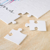 Puzzle aquarelles colorées éclaboussures tête de cerf (Côté)