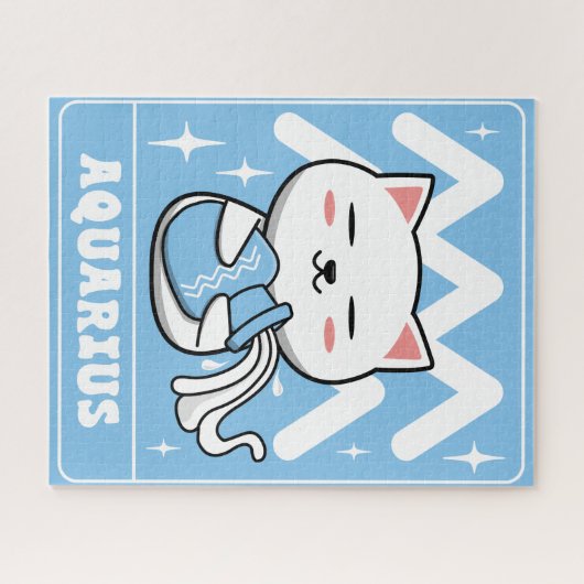 Puzzle Aquarius Cat (Horizontal)