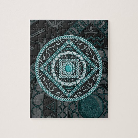 Puzzle Aquarius Mandala (Vertical)