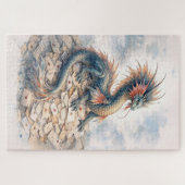 Puzzle Aquatic Dragon Letters (Horizontal)