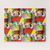 Puzzle Ara scarlet (Horizontal)