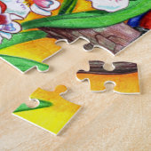 Puzzle Ara scarlet (Côté)