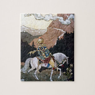 Puzzle Arabian Nights Chevalier Prince sur Cheval Blanc