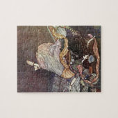 Puzzle Arabian Nights Exotic Belly Dancer avec Écharpes (Horizontal)