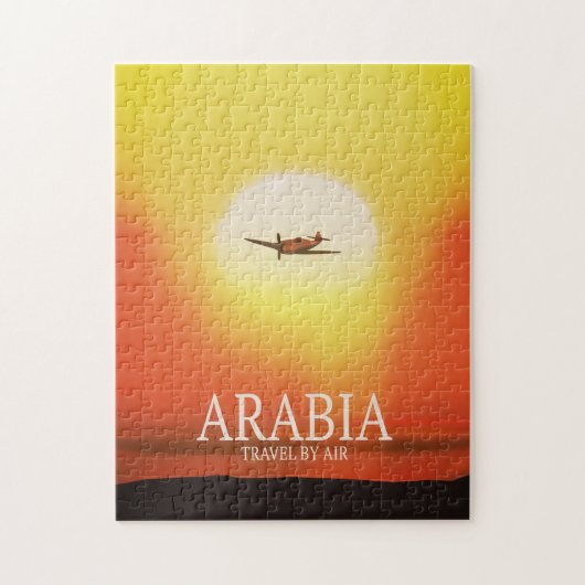 Puzzle Arabie "Voyage par avion" (Vertical)
