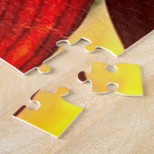 Puzzle Araignée de crabe des fleurs et tournesol rouge (Côté)