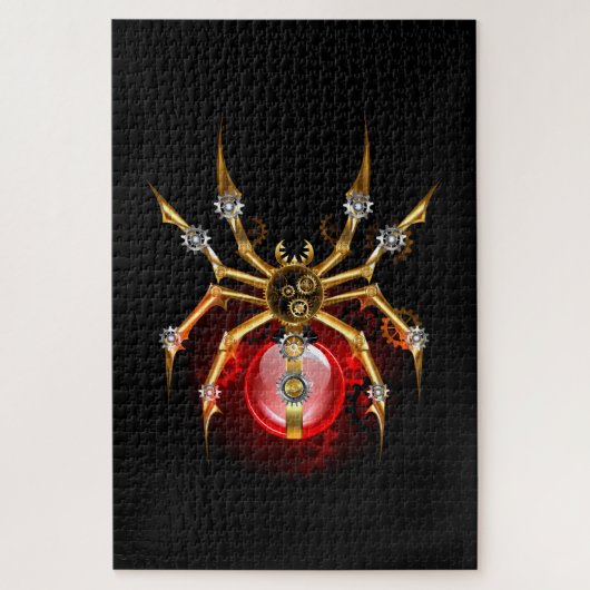 Puzzle Araignée en vapeur noire (Vertical)