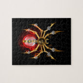 Puzzle Araignée en vapeur noire (Horizontal)