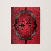 Puzzle Araignée rouge d'Halloween (Vertical)