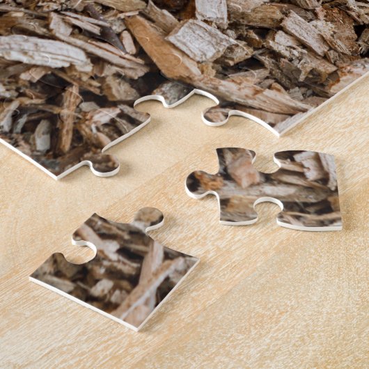 Puzzle Arboriste Wood Chips Background (Côté)