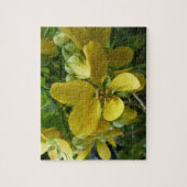 Puzzle Arbre à douche dorée Tropical Jaune Floral (Vertical)