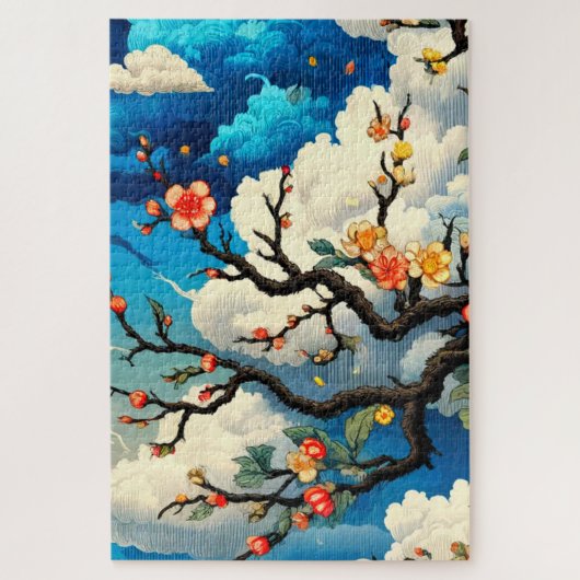 Puzzle Arbre à fleurs (Vertical)