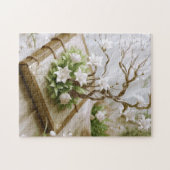 Puzzle Arbre à fleurs qui pousse à partir d'un livre (Horizontal)