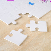 Puzzle Arbre abstrait avec des motifs de fleur (Côté)