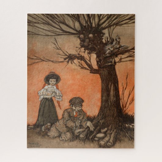 Puzzle Arbre anthropomorphe par Charles Folkard (Vertical)