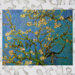 Puzzle Arbre aux amandes en fleurs par Vincent van Gogh<br><div class="desc">Floraison d'amandiers par Vincent van Gogh est un post impressionnisme d'art vintage à fleurs mortes représentant des fleurs fleuries sur les branches d'un amandier dans un jardin. Le ciel bleu est dans l'arrière - plan. À propos de l'artiste : Vincent Willem van Gogh (1853-1890) fut l'un des peintres Post impressionnistes...</div>