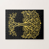 Puzzle Arbre Celtique Jaune (Horizontal)