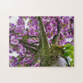 Puzzle Arbre Couronne rose fleurs photo - (Horizontal)