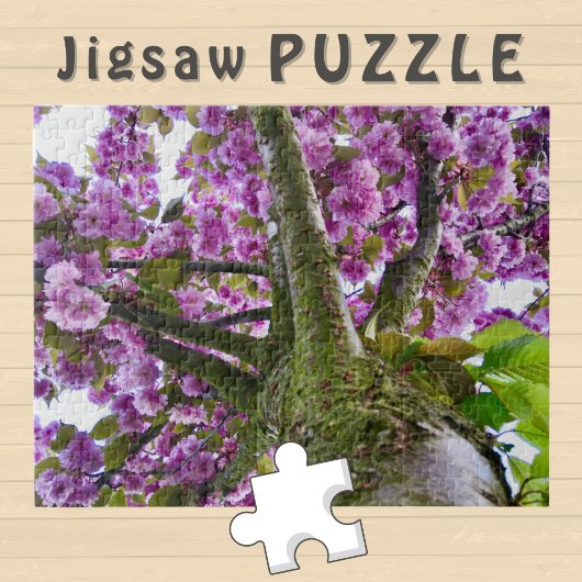 Puzzle Arbre Couronne rose fleurs photo -