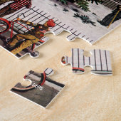 Puzzle Arbre dans le Carré de ville (Côté)