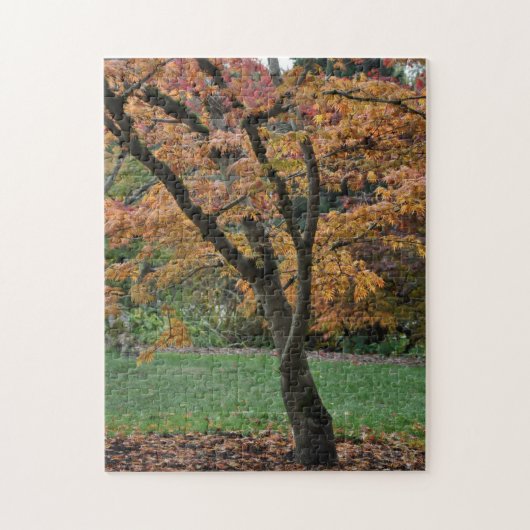 Puzzle Arbre d'automne doré (Vertical)