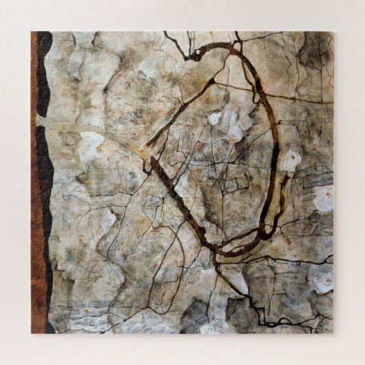 Puzzle Arbre d'automne en mouvement par Egon Schiele (Horizontal)