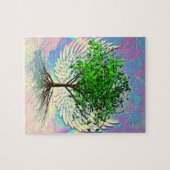 Puzzle Arbre de la vie avec des ailes d'ange (Horizontal)