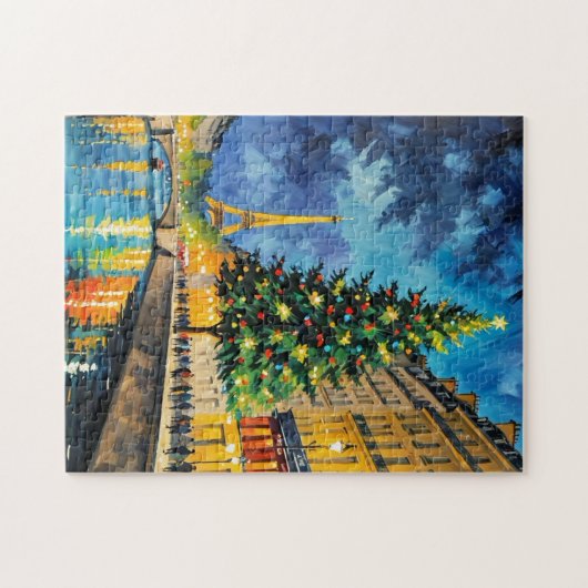 Puzzle Arbre de Noël à Paris (Horizontal)