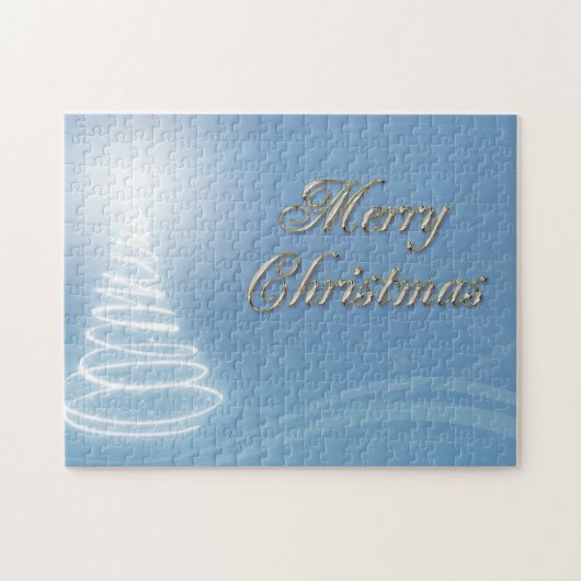 Puzzle Arbre de Noël Abstrait (Horizontal)