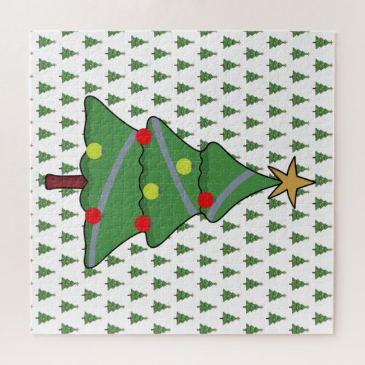 Puzzle Arbre de Noël adorable (Horizontal)