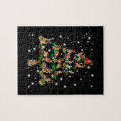 Puzzle Arbre De Noël Allemand Couvert D'Une Lampe De poch (Horizontal)