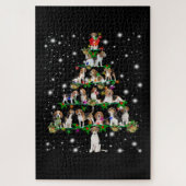 Puzzle Arbre De Noël beagle Couvert De Lampe De Feu (Vertical)