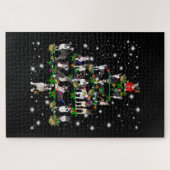 Puzzle Arbre De Noël Boston Terrie Couvert D'Une Lampe De (Horizontal)