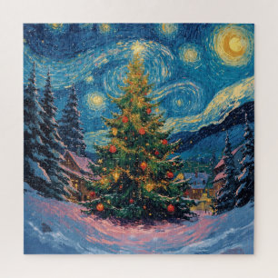 Puzzle Arbre de Noël brillant