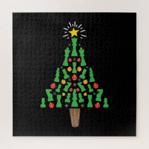 Puzzle Arbre de Noël de la pièce d'échecs