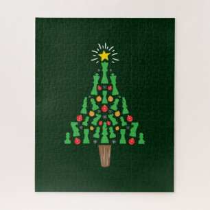 Puzzle Arbre de Noël de la pièce d'échecs