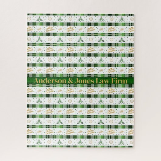 Puzzle Arbre de Noël de l'avocat - Scales de justice (Vertical)