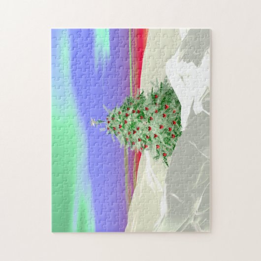 Puzzle Arbre de Noël des Coeurs (Vertical)